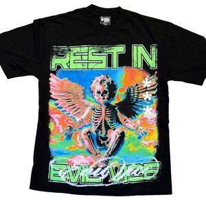 Evil Vice “Death Angel” Unreleased T Shirt Size Medium